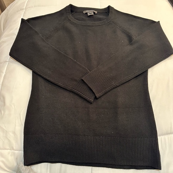 French Connection Sweaters - French Connection Black Knit Crew Neck Sweater Size Small